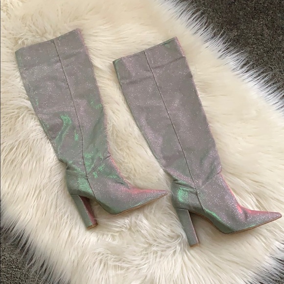 Free People Shoes - Free People All That Shimmers Slouch Boots